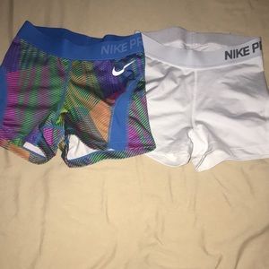 Like new nike pro shorts sizes xs